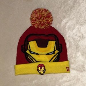 Marvel Iron Man Beanie with Pom Pom